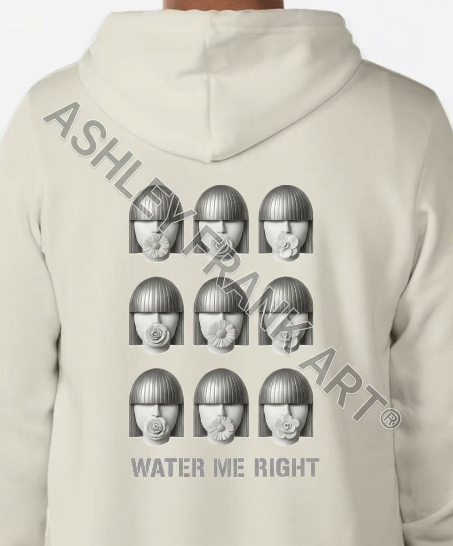 BLOOM WITH SILENCE HOODIE - WATER ME RIGHT® COLLECTION