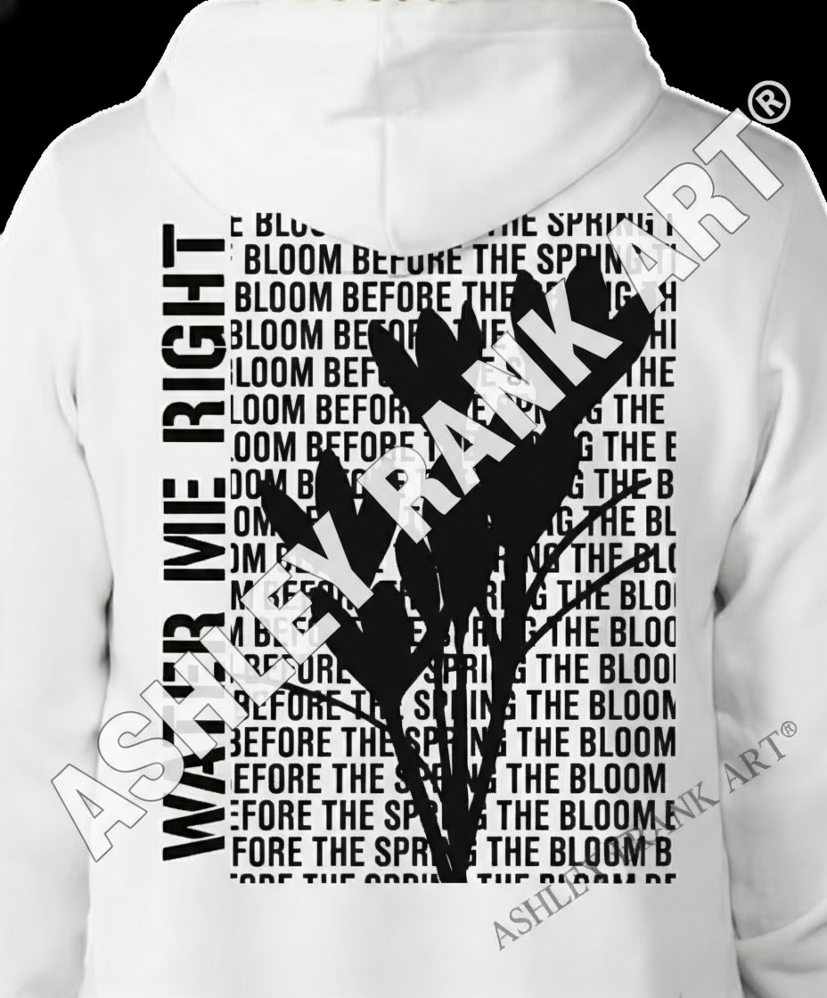 THE CROCUS HOODIE - BLOOM BEFORE SPRING - WATER ME RIGHT® COLLECTION